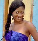 Sexy Nigerian Lady in Blue