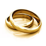 Gold wedding rings