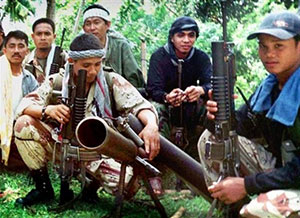 Abu Sayyaf Terrorists in Philippines jungle