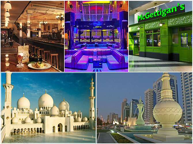 Attractions in Abu Dhabi, Dubai