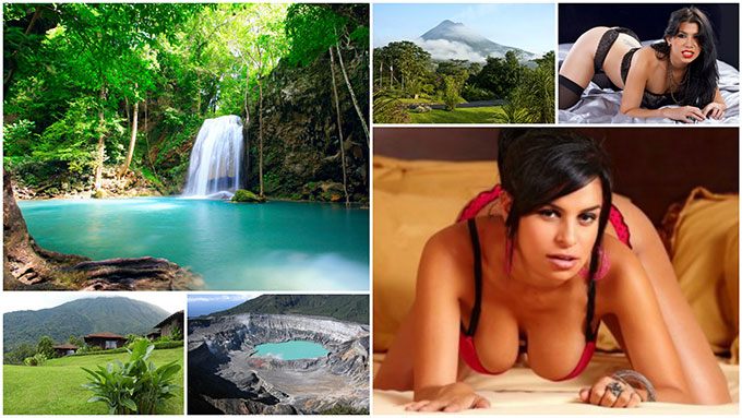 Costa Rican girls and places to visit