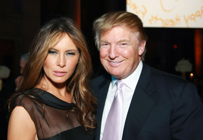 Donald and Melania Trump