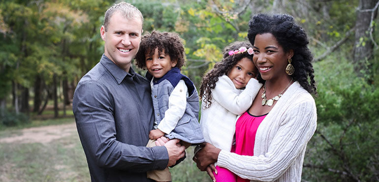 interracial family