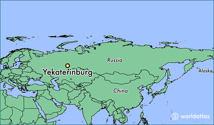 map of russia