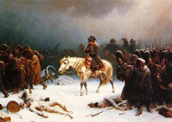 Napoleon in a painting