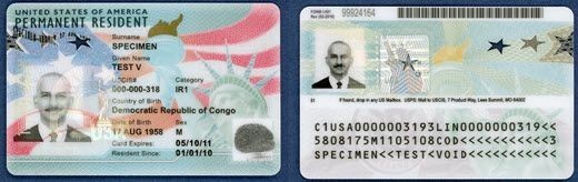 permenant resident card