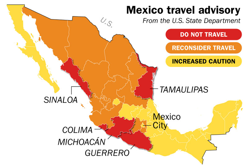 State Department Travel Advisory To Mexico State Department Travel Advisory To Mexico