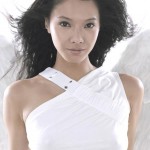 michele waagaard in white