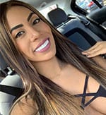 Brazilian model with a sweet smile