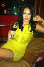 Dominican girl drinking wine