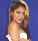 seductive Filipina babe in white