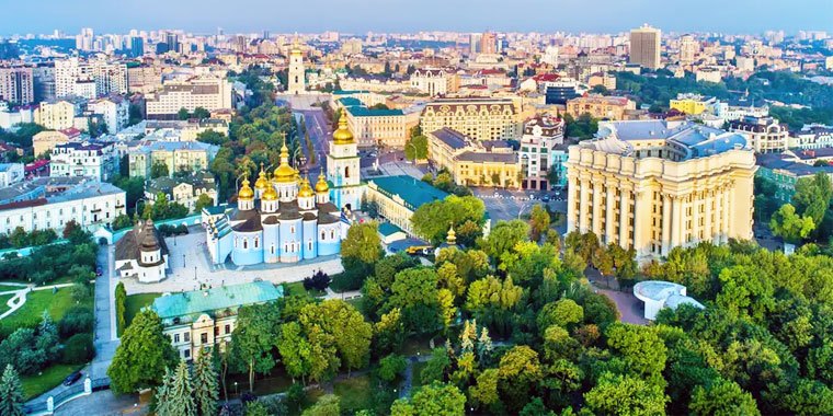 beautiful city of Kiev, Ukraine