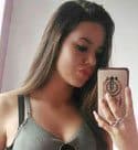 Brazilian babe having selfie