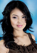 charming and elegant Kazakh babe