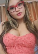 hot Latin girl in glasses