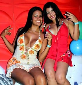 Medellin nightclub girls