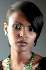 serious Ethiopian girl