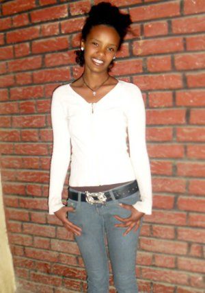 simple girl from Ethiopia