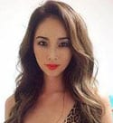 Thai beauty wearing red lipstick