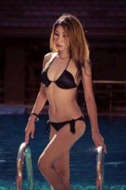 Thai girl at the pool