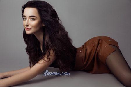 brunette Ukrainian model