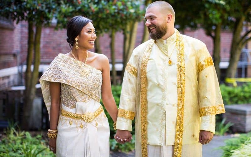 Cambodian wedding clothes