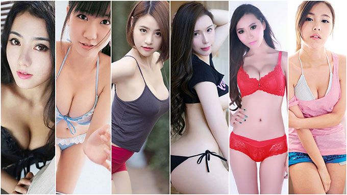 sizzling bodies of Chinese girls