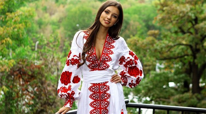 a beautiful Ukrainian girl