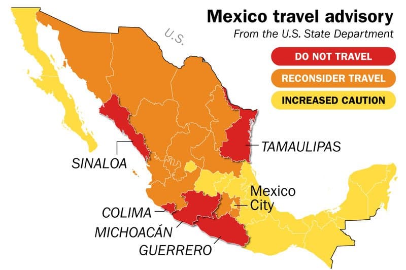 Mexico travel advisory