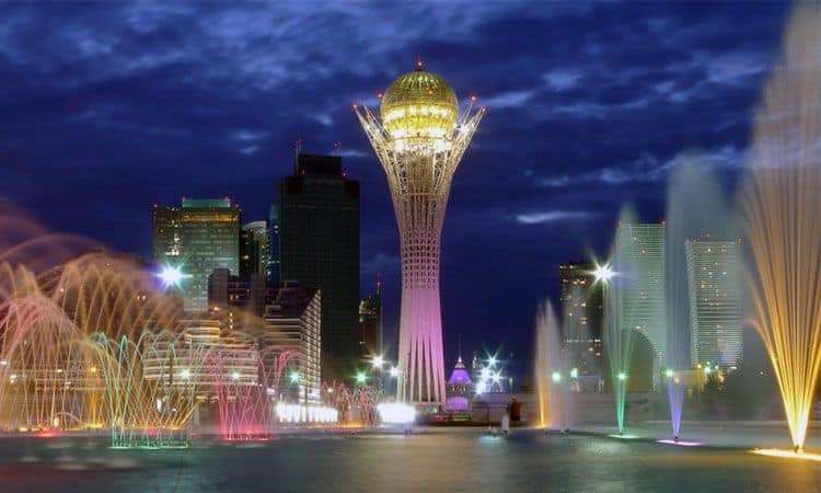 beautiful and colorful city of Kazakhstan