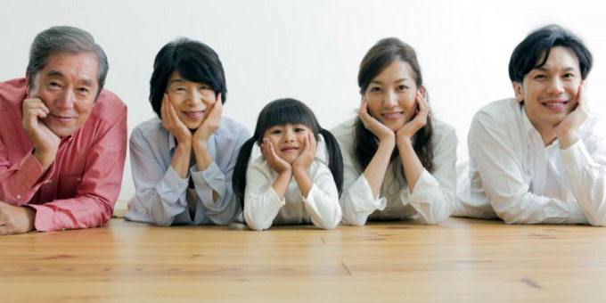 typical Japanese family