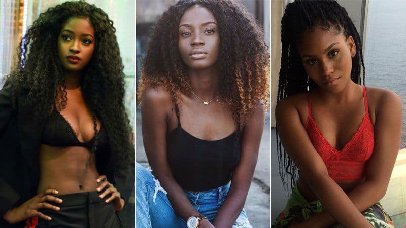 curly-haired girls from Ivory Coast