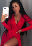 hot matured Moroccan woman in red dress