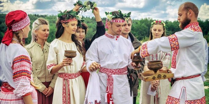 traditional Slavic wedding