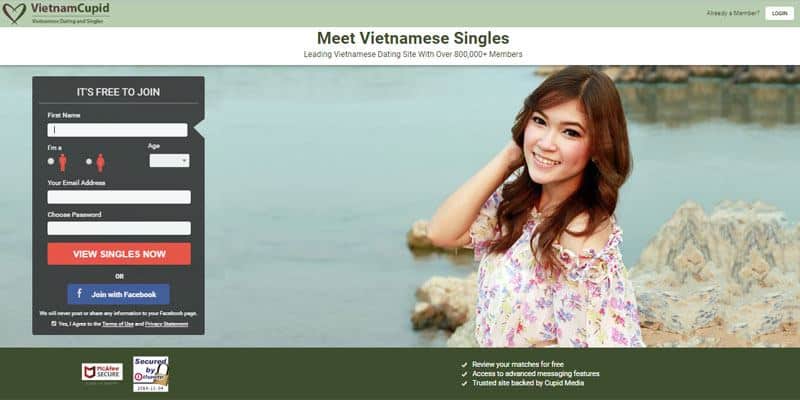 Vietnam Cupid website