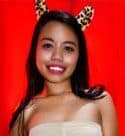 a lovely Filipina kitten