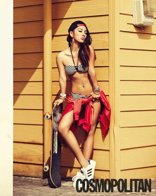 Lee Hyori abs