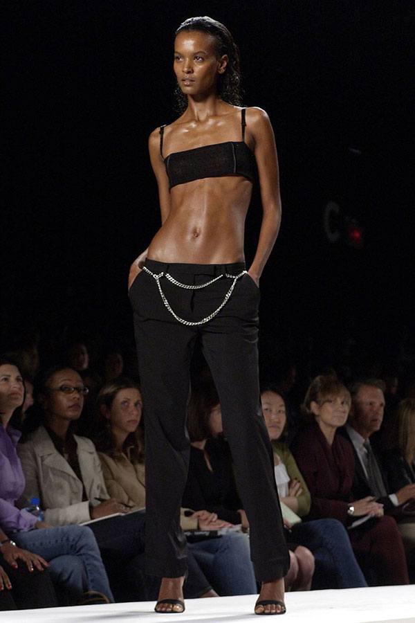 Liya Kebede Vogue catwalk