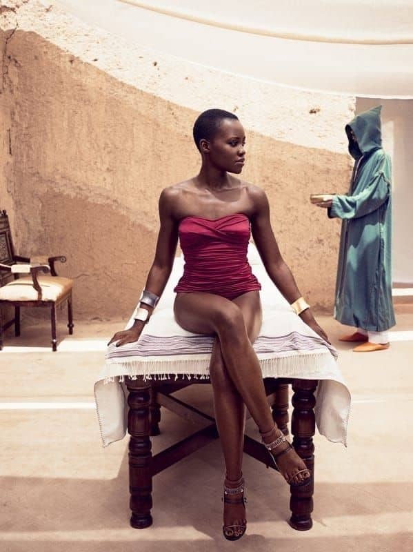 Lupita Nyong'o sexy long legs