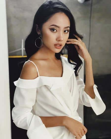 Rima Nguyen beautiful in white