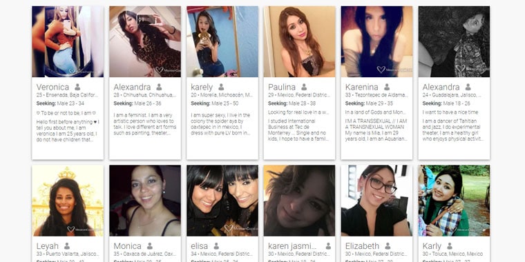 Mexican women profiles