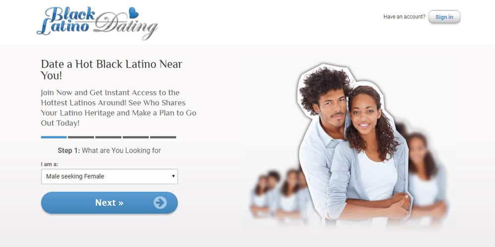 Black Latino Dating website