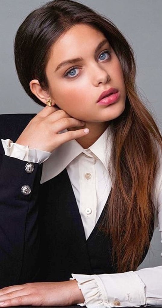 Odeya Rush looking sexy in a formal suit