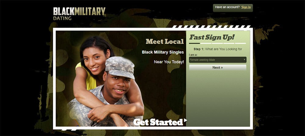 Black Military Dating site