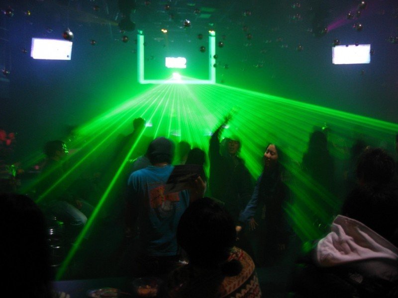 nightclub in Seoul, Korea