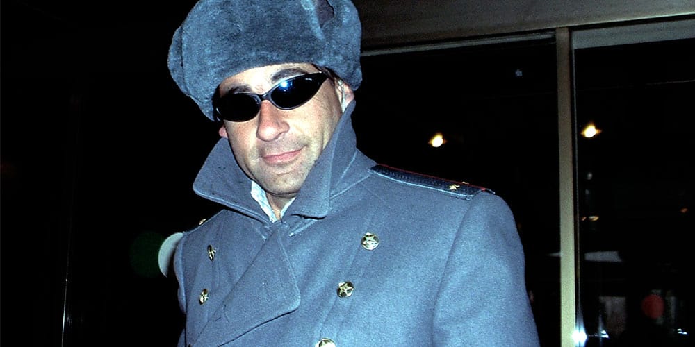 Russian man wearing sun glasses