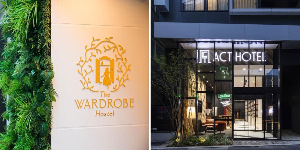 the wardrobe hostel and act hotel