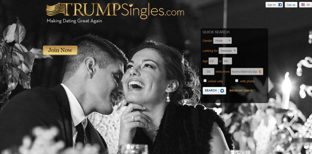 trump singles dating site